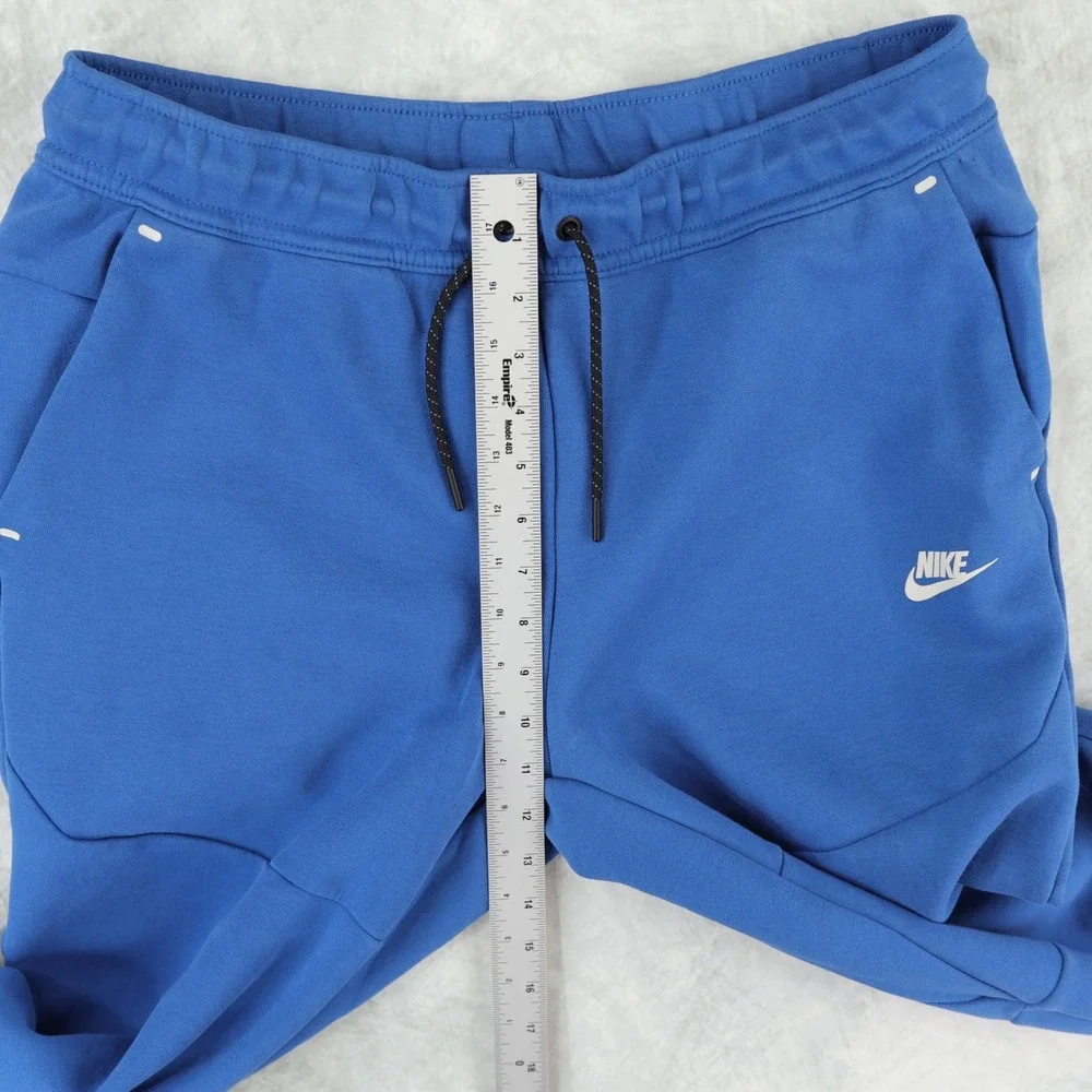 Nike Tech Fleece Joggers Men Large Blue Tapered Sweatpants CU4495-403